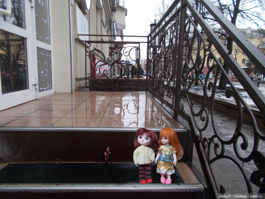 Городские зарисовки осень, зима 2020 год и куклы (фото 5)