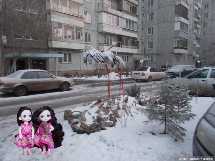 Городские зарисовки осень, зима 2020 год и куклы