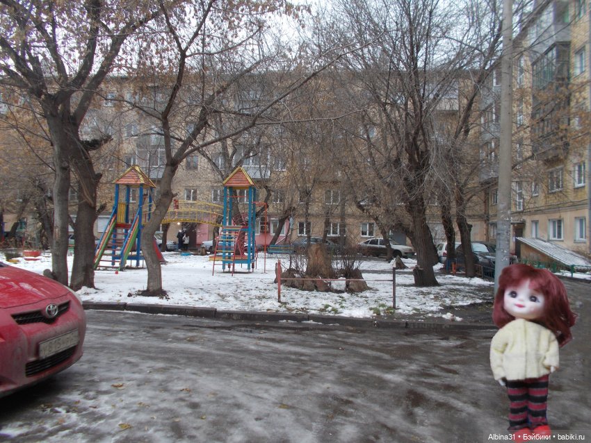 Городские зарисовки осень, зима 2020 год и куклы