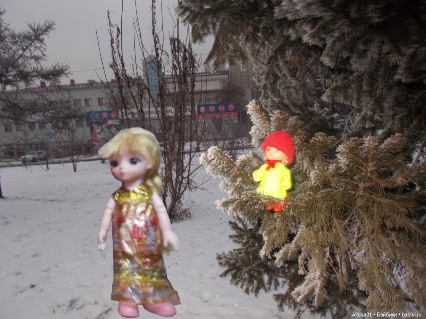 Городские зарисовки осень, зима 2020 год и куклы