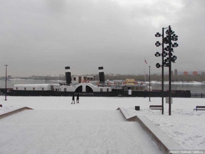 Зимняя прогулка по набережной 2022 год. Продолжение
