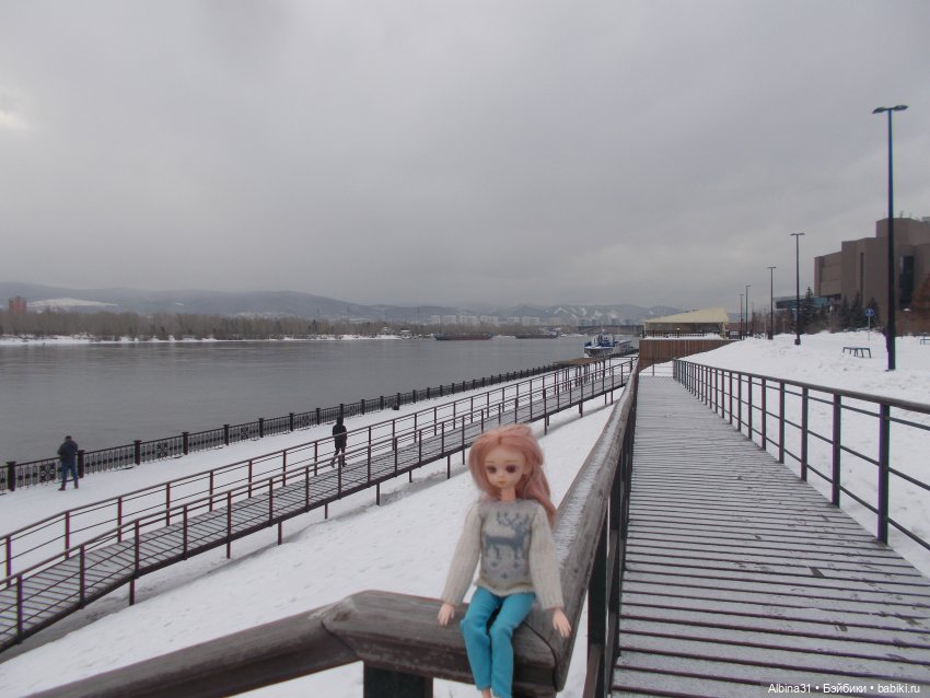 Зимняя прогулка по набережной 2022 год