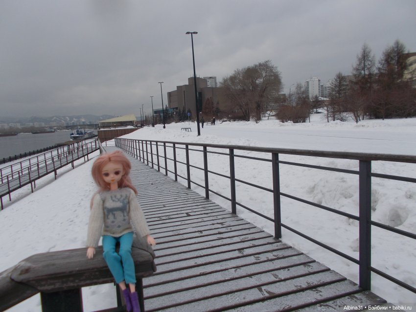Зимняя прогулка по набережной 2022 год