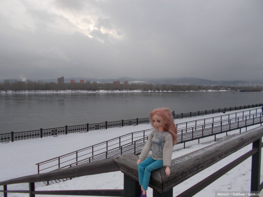 Зимняя прогулка по набережной 2022 год