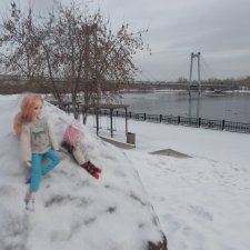 Зимняя прогулка по набережной 2022 год. Продолжение