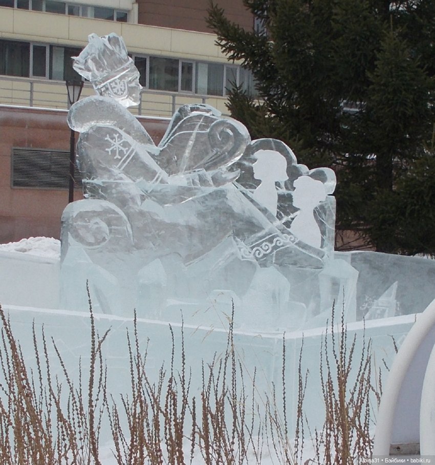 Ледяные фигуры на Стрелке 2022 год (фото 8)