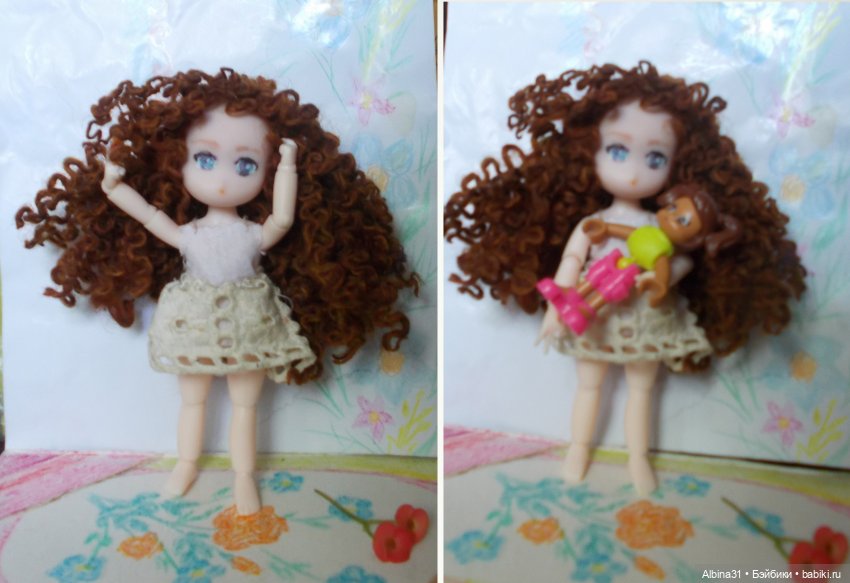 Приведенька становится "человеком", то есть куклой