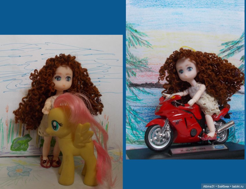 Приведенька становится "человеком", то есть куклой (фото 5)