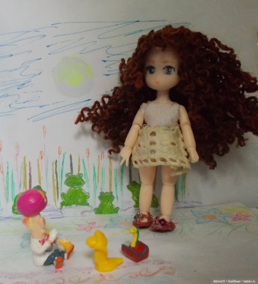 Приведенька становится "человеком", то есть куклой (фото 4)