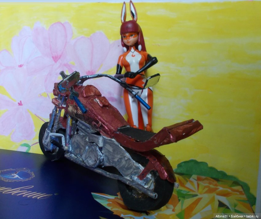 Около мотоцикла — Наши хобби и творчество: вышивка (фото 5)