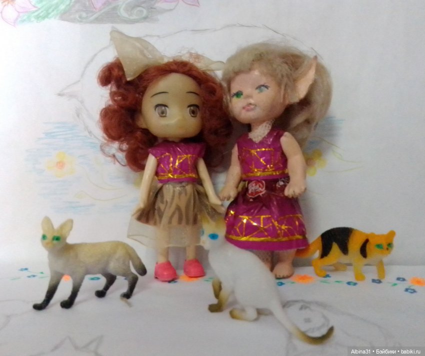 Немного с котами — Игровые куклы разных производителей (Разное): редкие бренды (фото 5)