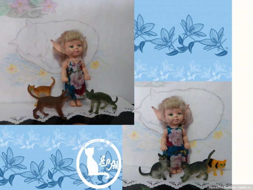 Немного с котами — Игровые куклы разных производителей (Разное): редкие бренды (фото 4)