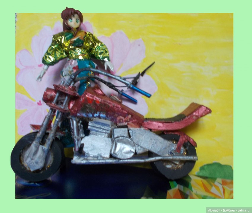 Около мотоцикла — Наши хобби и творчество: вышивка (фото 6)