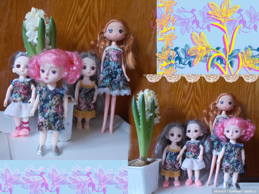 Куклы и гиацинт — Игровые куклы разных производителей (Разное): редкие бренды