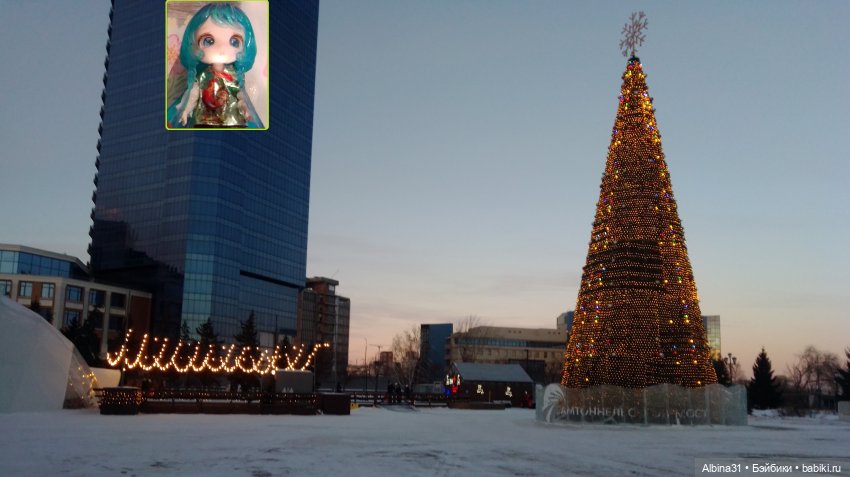 Городские ёлки - 2024 год