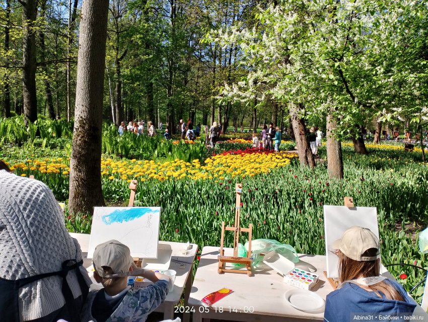 Питер. Остров Елагин... Цветы... Цветы