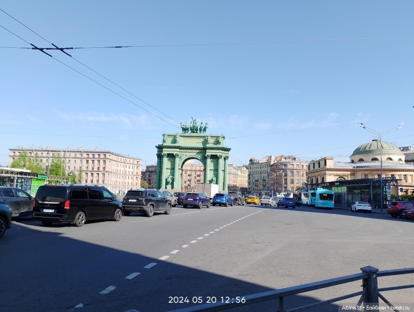 Питер. Сад 9 января. Триумфальная арка