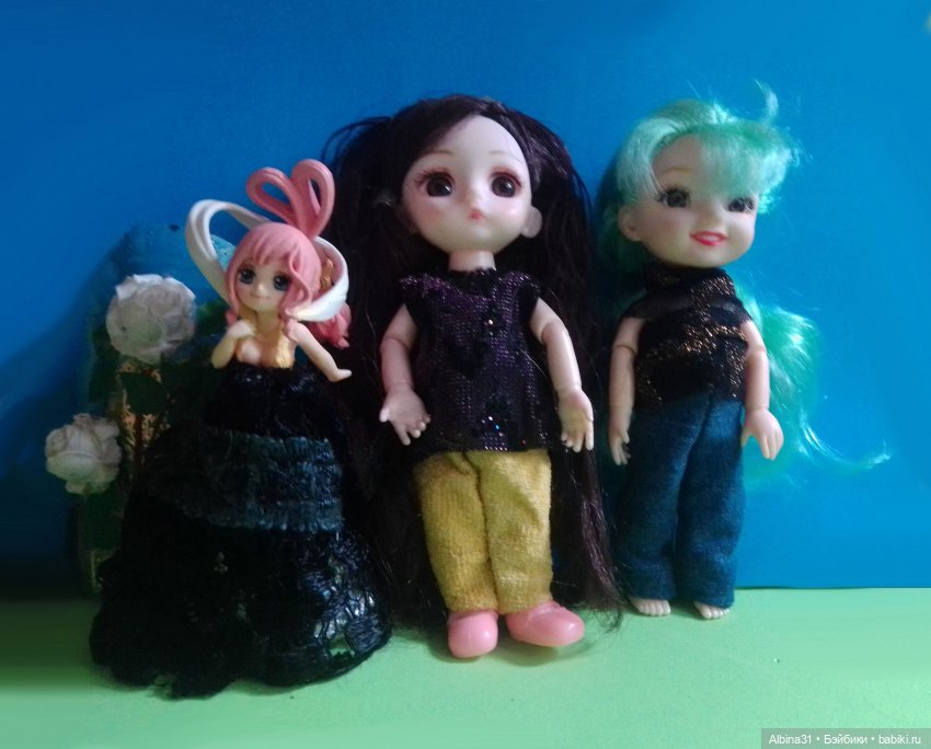 Чёрное плюс — Игровые куклы разных производителей (Разное): редкие бренды (фото 6)