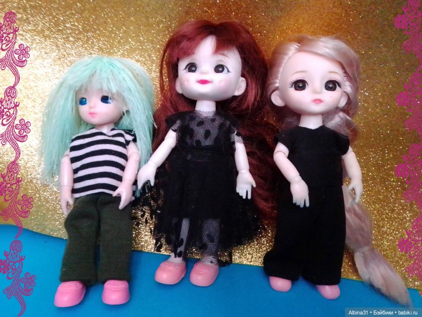 Чёрное плюс — Игровые куклы разных производителей (Разное): редкие бренды (фото 9)