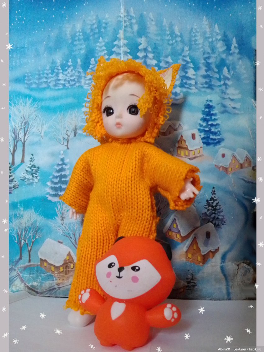 Готовимся к Новому году. Костюм лисёнка