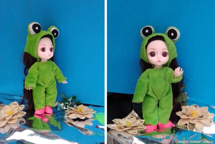 Готовимся к Новому году. Костюм лягушонка