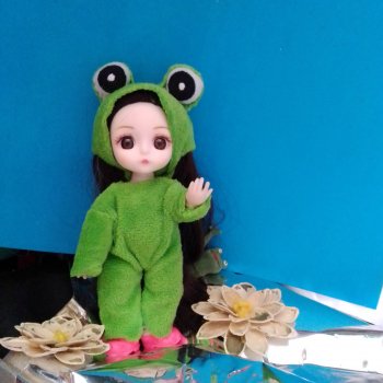 Готовимся к Новому году. Костюм лягушонка