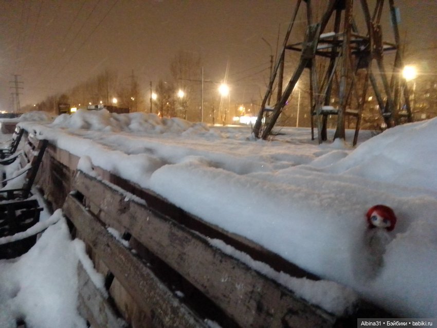 Ноябрьские городские зарисовки и куклы