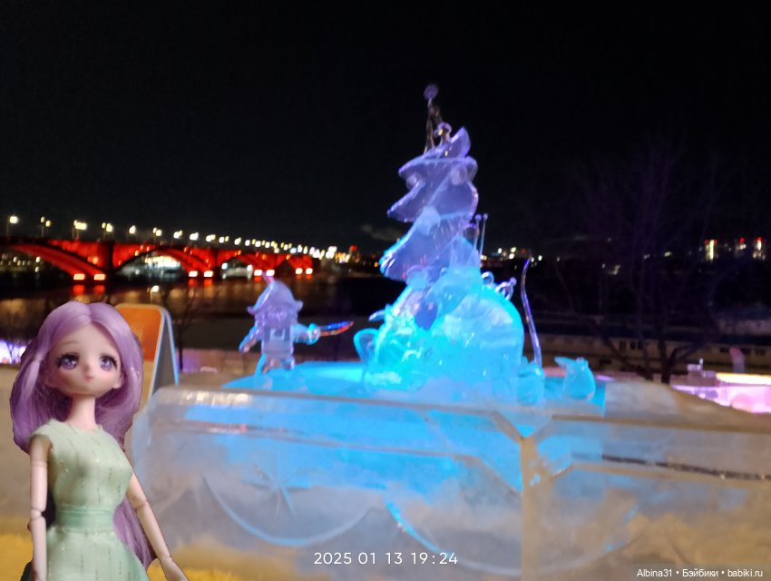Ледяные фигуры вечером — Разные шарнирные куклы (не БЖД): редкие (фото 5)
