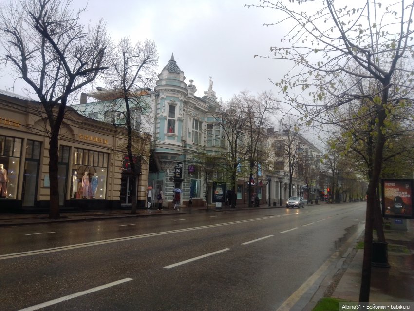 Краснодар в дождливый день. Март 2025