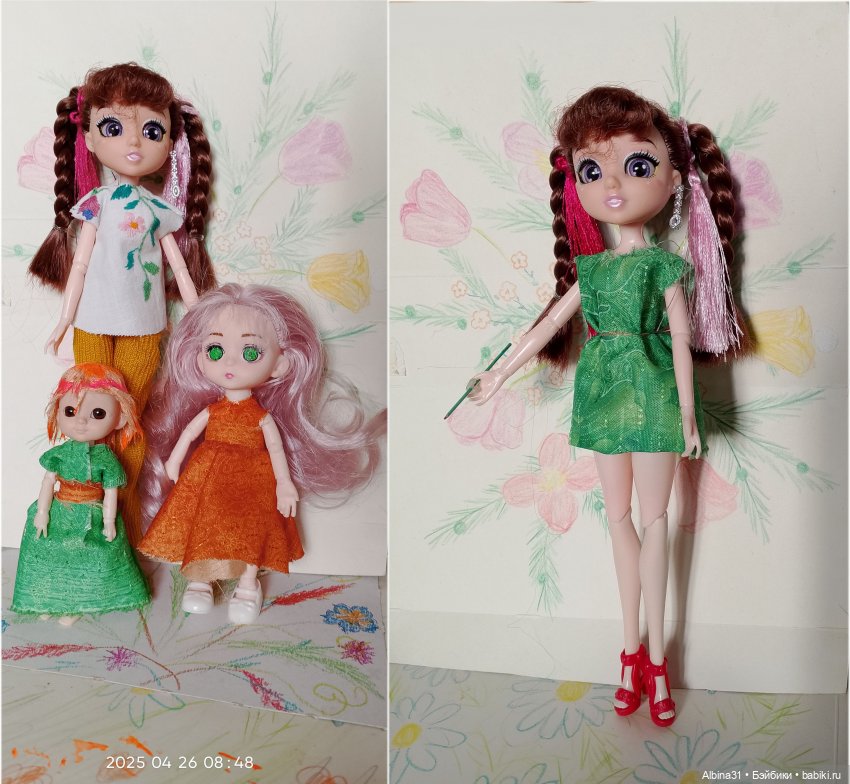 Новенькие 2025 года — Разные шарнирные куклы (не БЖД): редкие (фото 3)