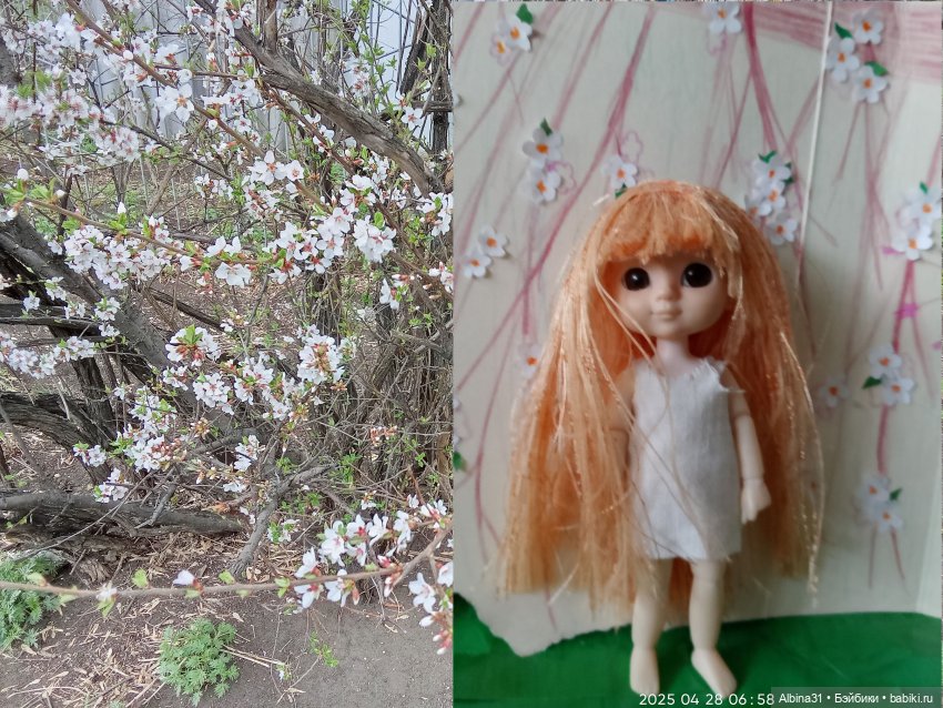 Кукла и весна в Красноярске. 2025 год