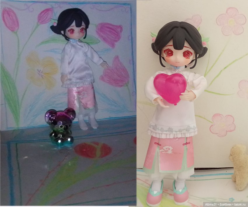 Девушки из коробочек | Бэйбики Девушки из коробочек — Разные шарнирные куклы (не БЖД): редкие (фото 8)