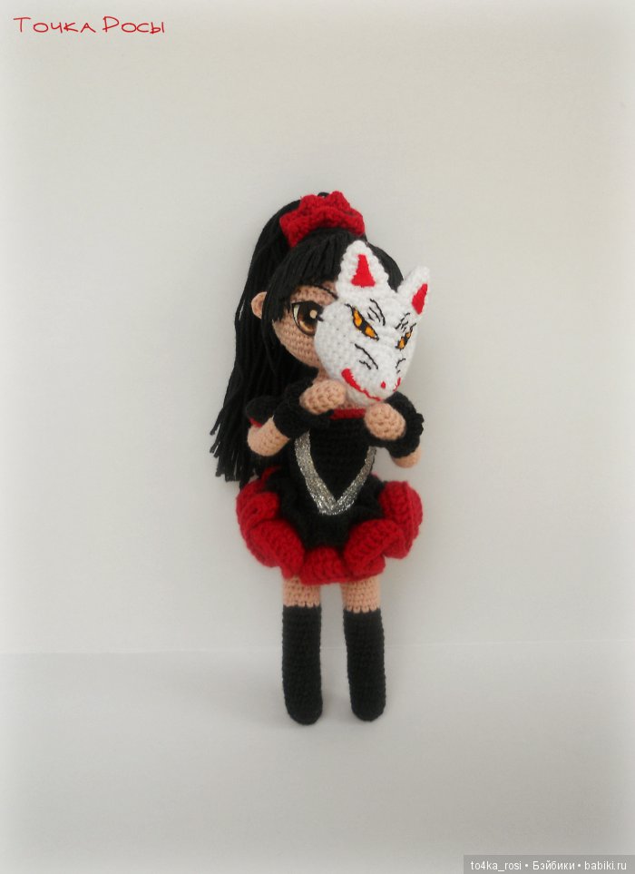 Вязанная куколка Су-метал - Судзука Накамото, группа Babymetal (фото 6)