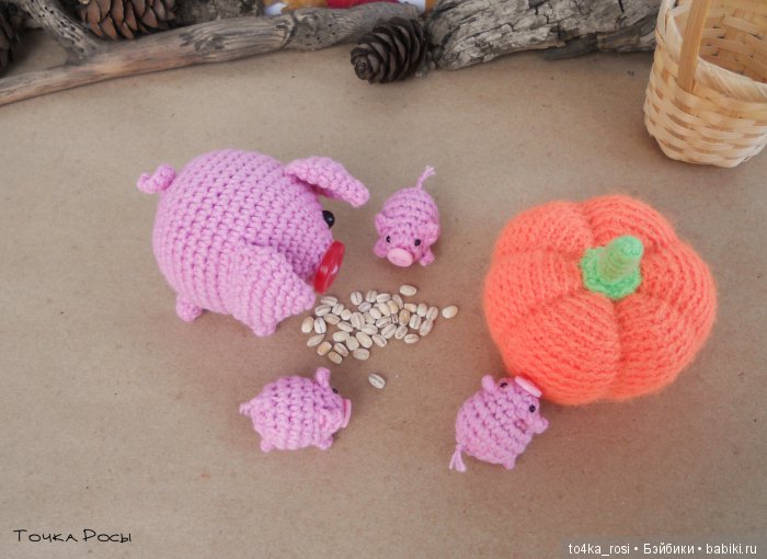 Домовенок Кузька, вязанная кукла (фото 10)