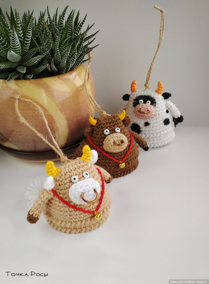 Символ года. Бычок колокольчик на елочку | Бэйбики Символ года. Бычок колокольчик на елочку (фото 3)