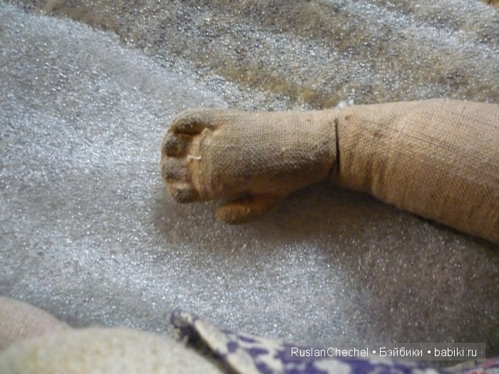 кукла старинная набивная