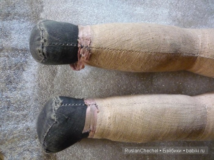 кукла старинная набивная