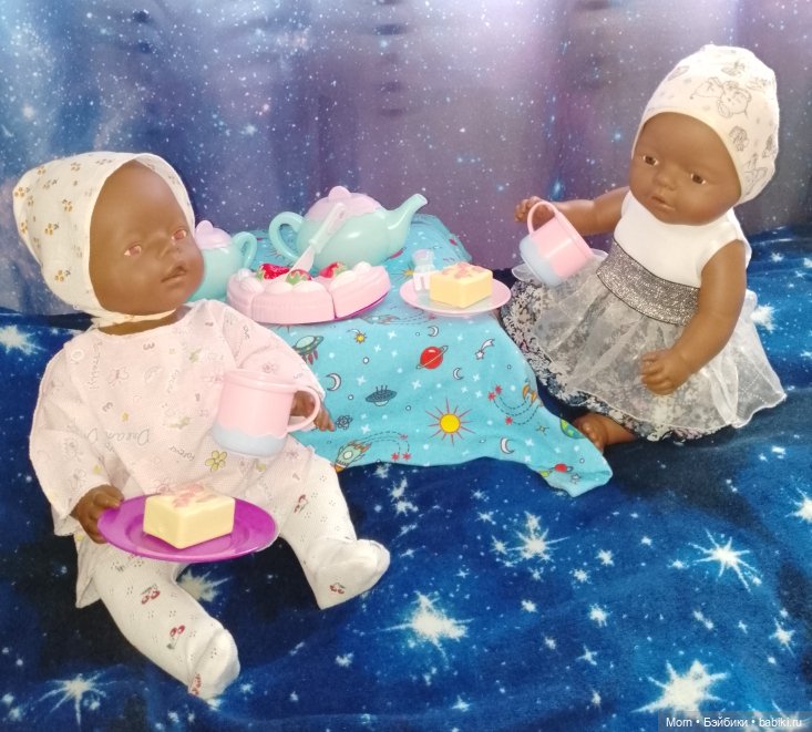 "Звёздное" чаепитие — Пупсы Baby Born и Baby Annabell (Zapf): интерактивные (фото 7)