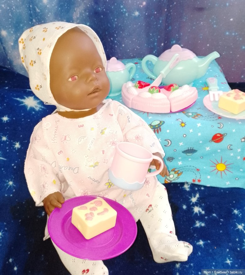 "Звёздное" чаепитие — Пупсы Baby Born и Baby Annabell (Zapf): интерактивные (фото 8)