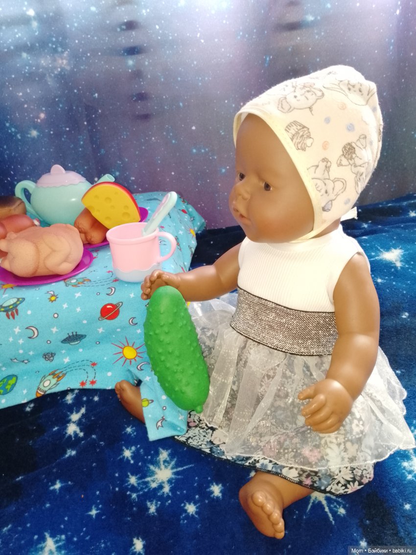 "Звёздное" чаепитие — Пупсы Baby Born и Baby Annabell (Zapf): интерактивные