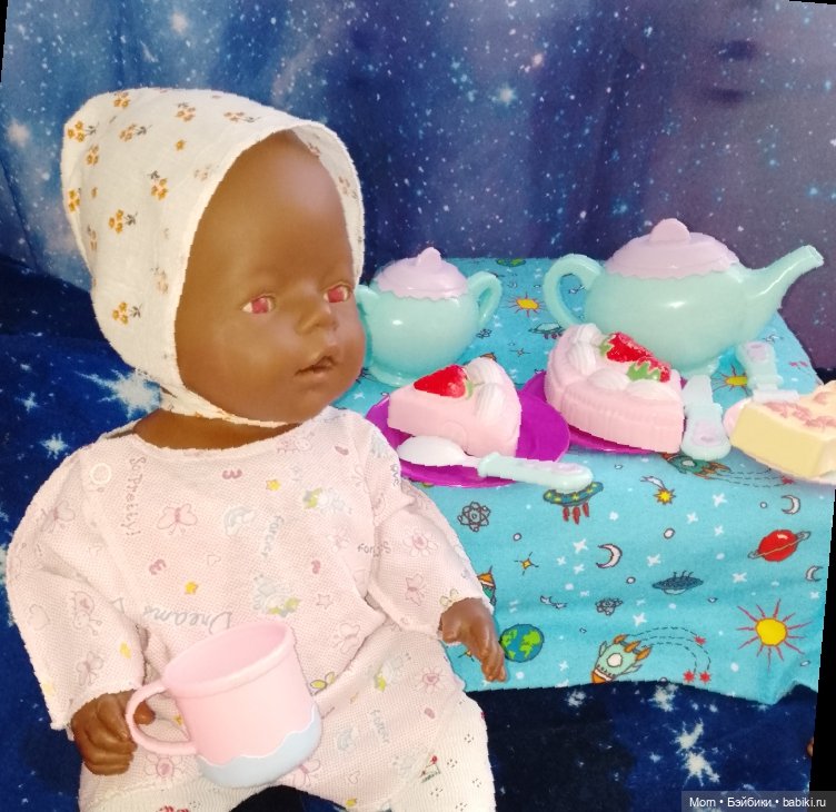 "Звёздное" чаепитие — Пупсы Baby Born и Baby Annabell (Zapf): интерактивные (фото 10)