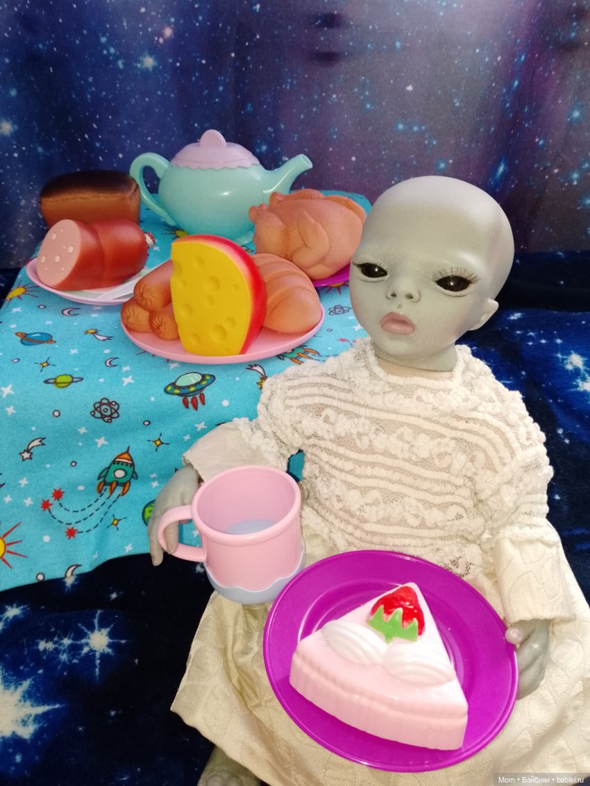 "Звёздное" чаепитие — Пупсы Baby Born и Baby Annabell (Zapf): интерактивные