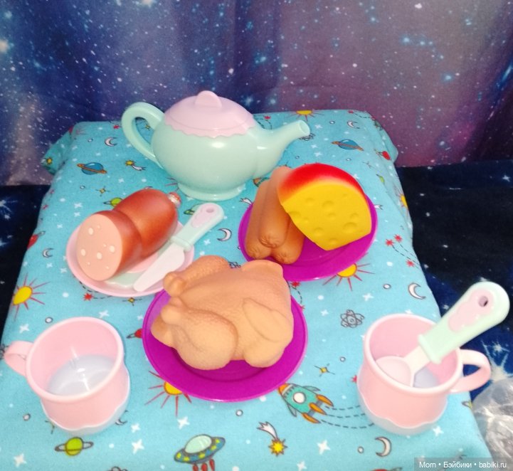 "Звёздное" чаепитие — Пупсы Baby Born и Baby Annabell (Zapf): интерактивные