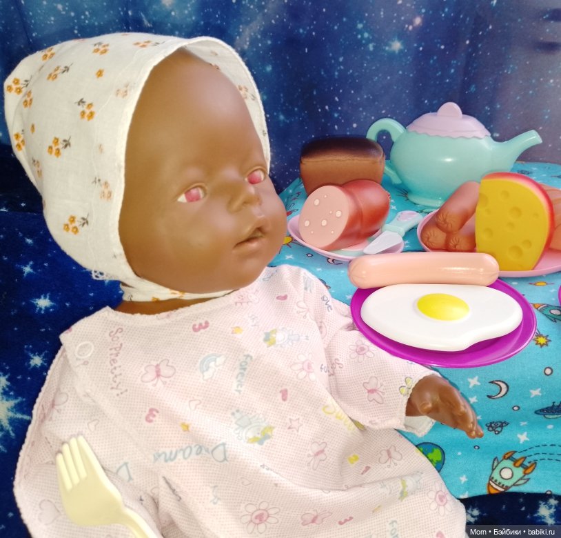 "Звёздное" чаепитие — Пупсы Baby Born и Baby Annabell (Zapf): интерактивные