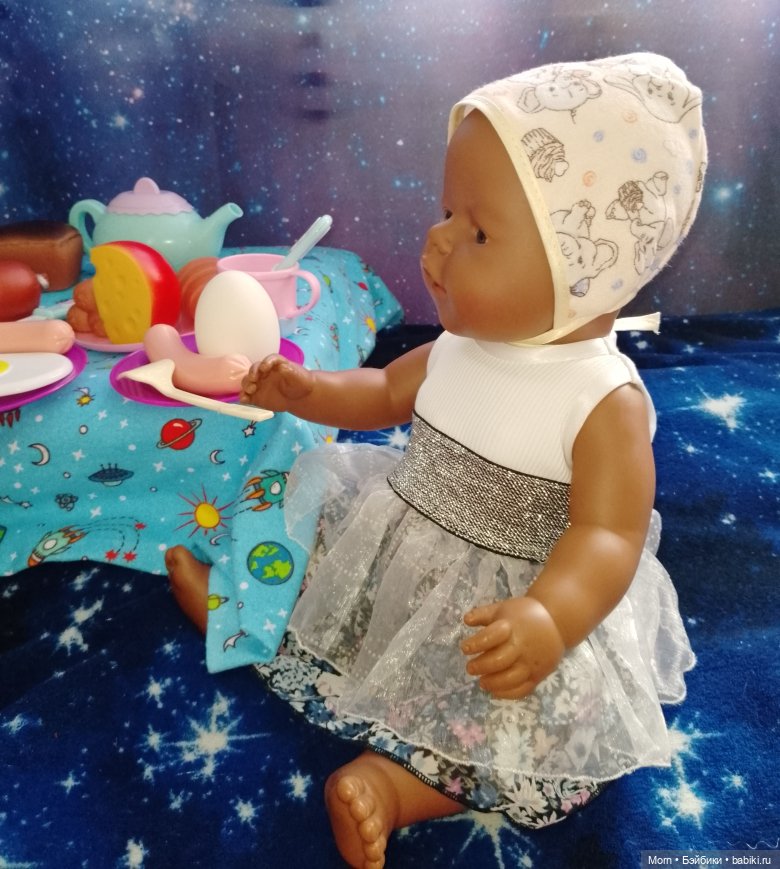 "Звёздное" чаепитие — Пупсы Baby Born и Baby Annabell (Zapf): интерактивные