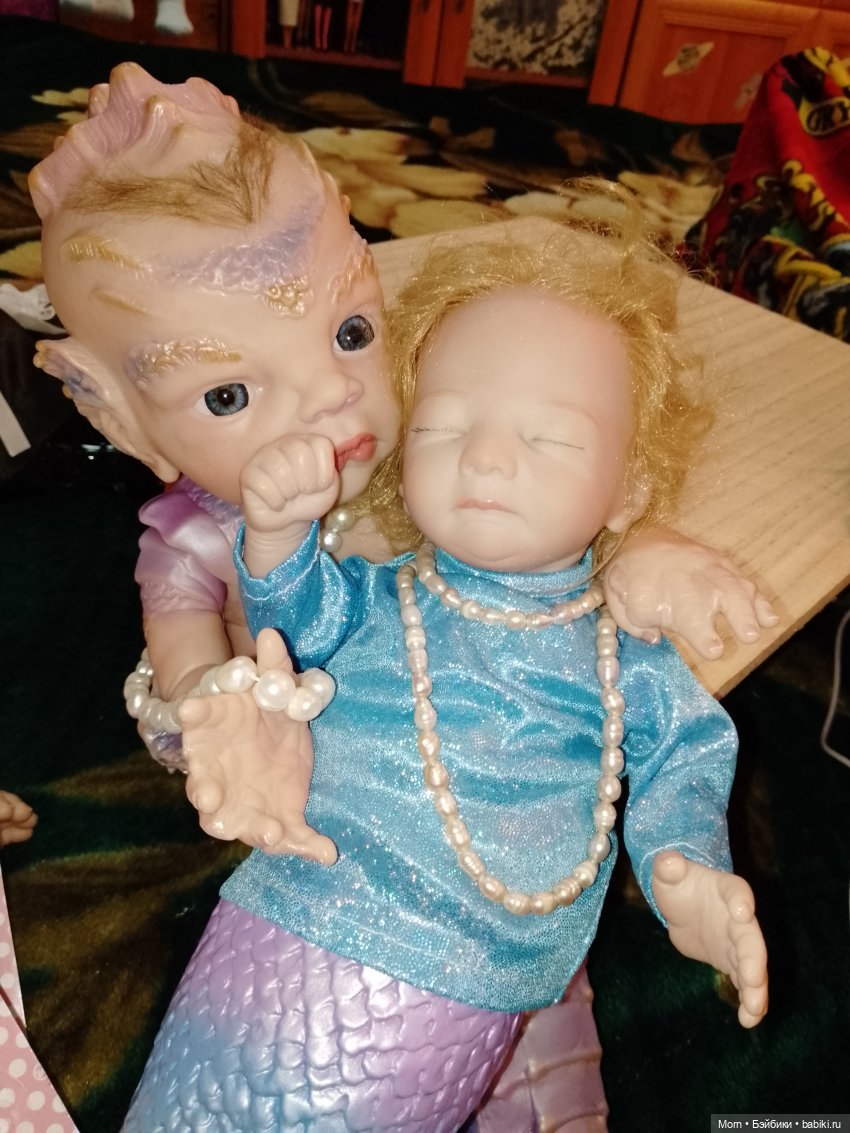 Сплюшка-русалочка — Куклы с Алиэкспресс (Aliexpress): Китайские шарнирные