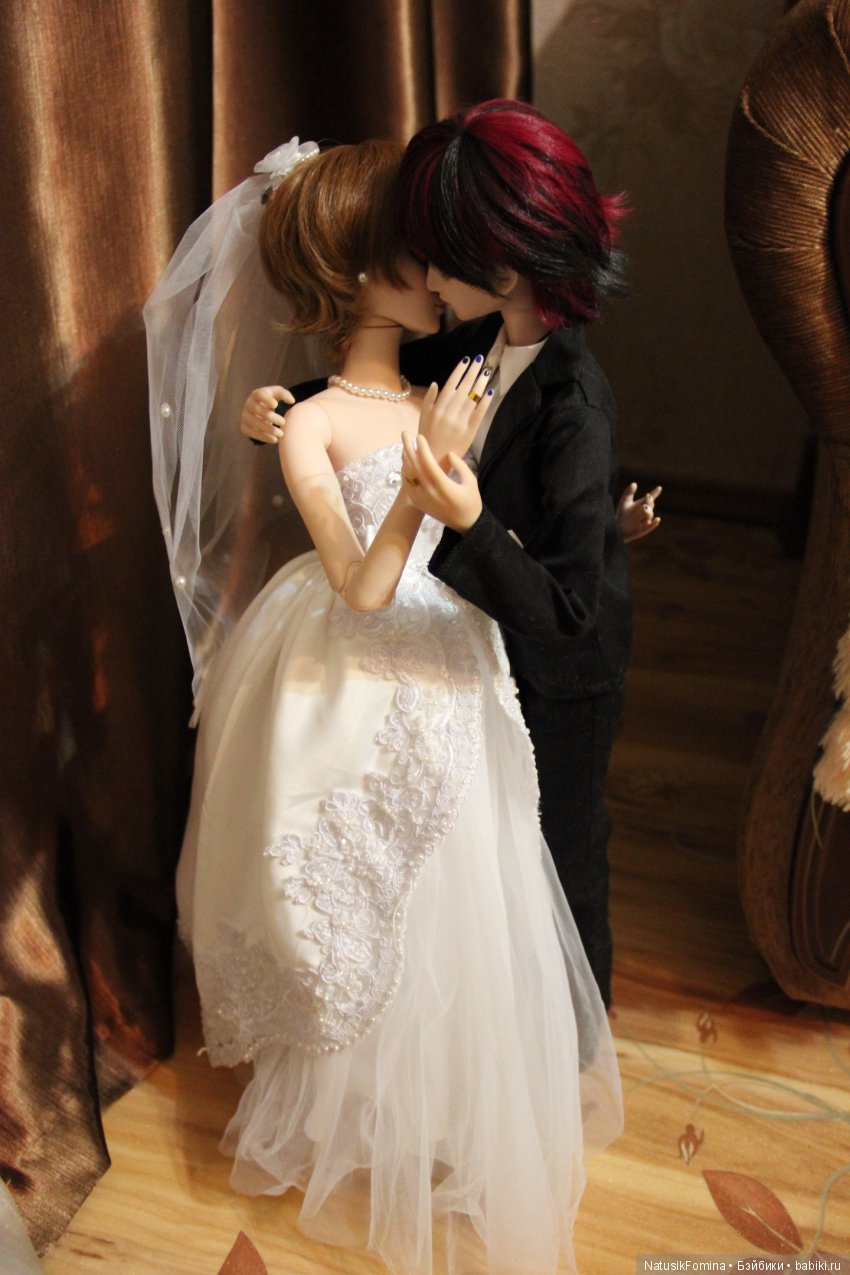 Куклы "Звёзды подиума": продолжение свадебных фото