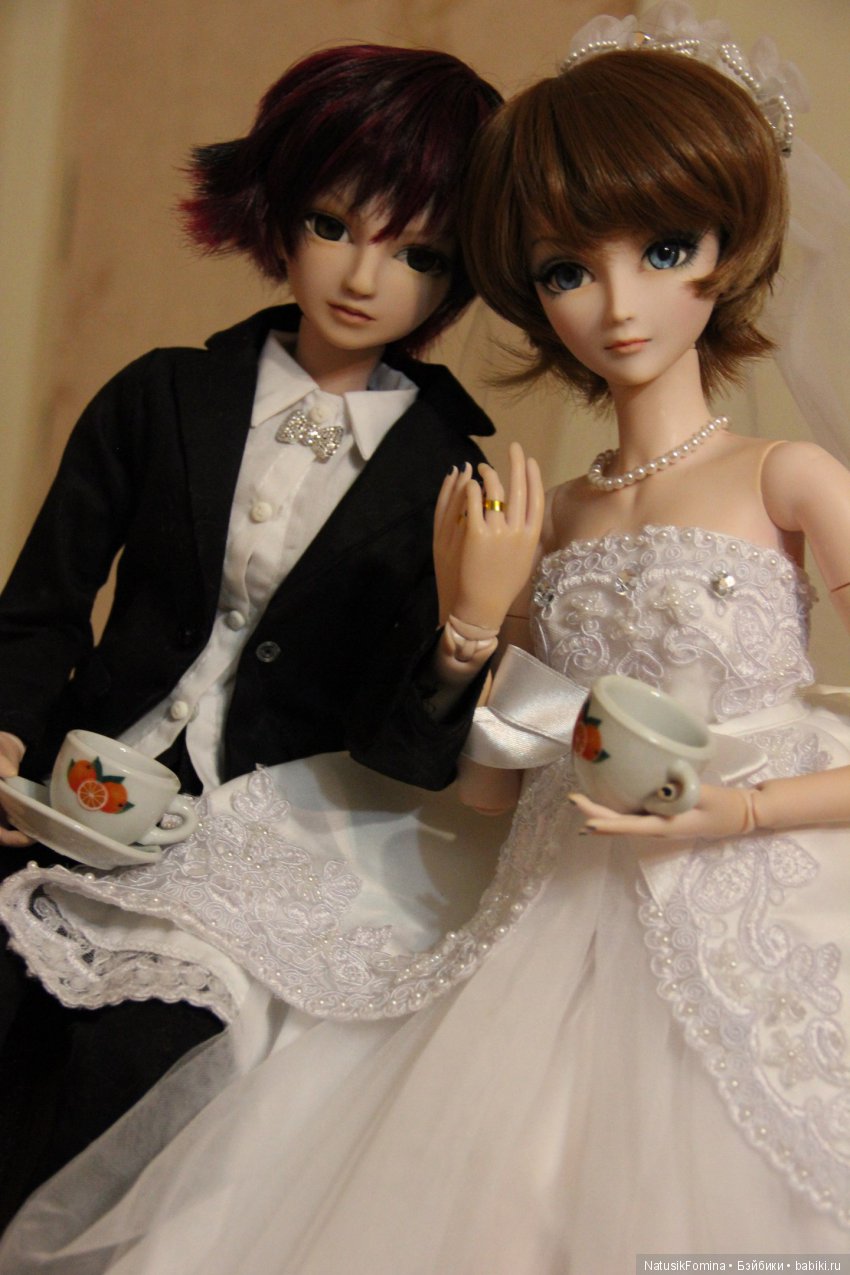 Куклы "Звёзды подиума": продолжение свадебных фото