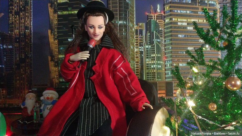 Новогодняя телепрограмма на Бэйбиках. Мелодии и ритмы зарубежной эстрады. Бой Джордж