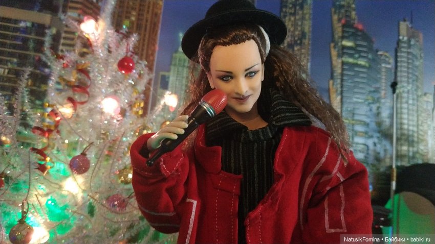 Новогодняя телепрограмма на Бэйбиках. Мелодии и ритмы зарубежной эстрады. Бой Джордж